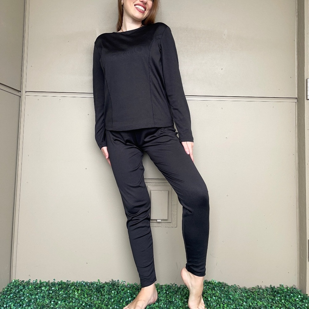 Thermal women set with fleece leggings and sweater size S